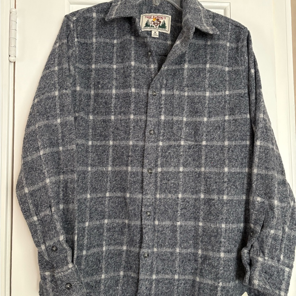 Free planet flannel shirt